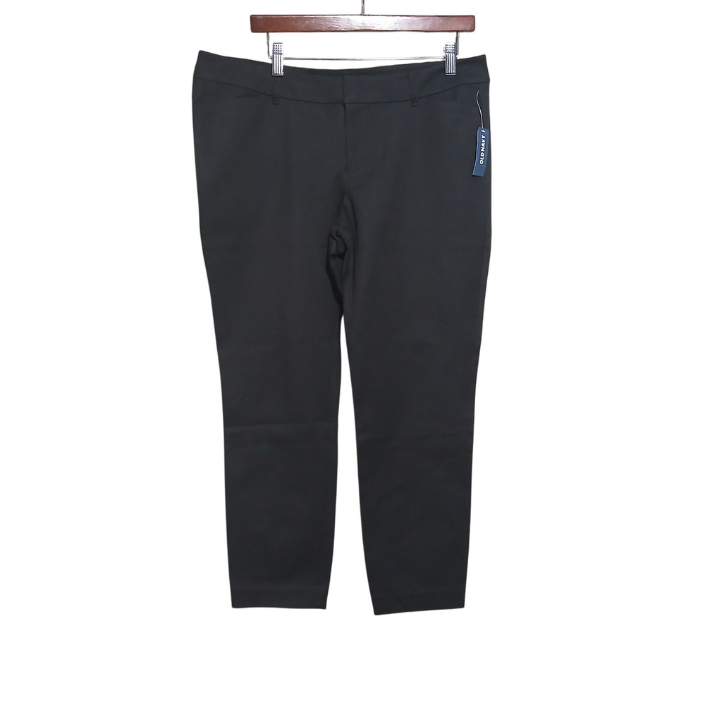 Old Navy The Diva Dress Pants Black Career Stretch‎ Cropped Size 18